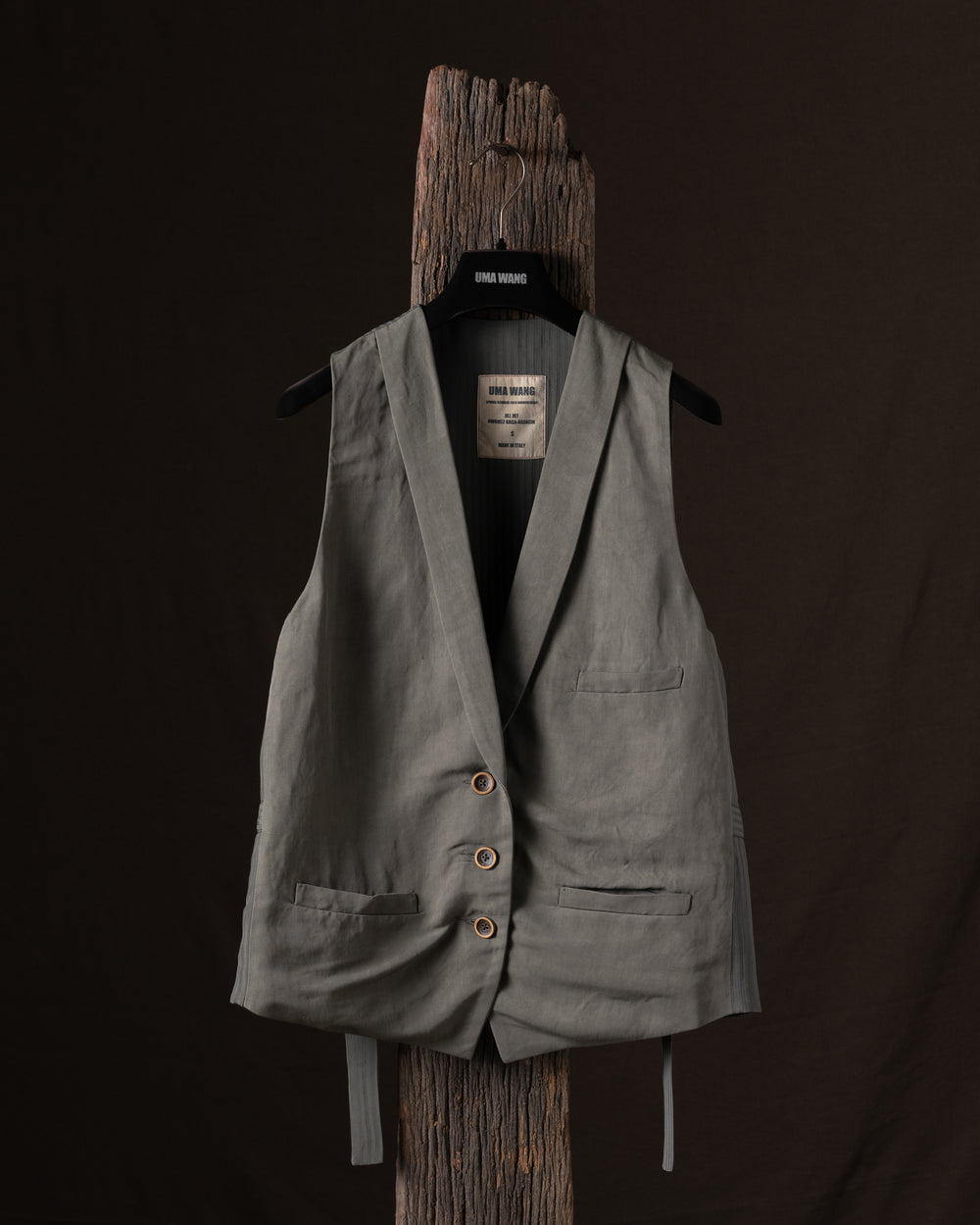Jill Waistcoat Baca-Arancin Dark Grey