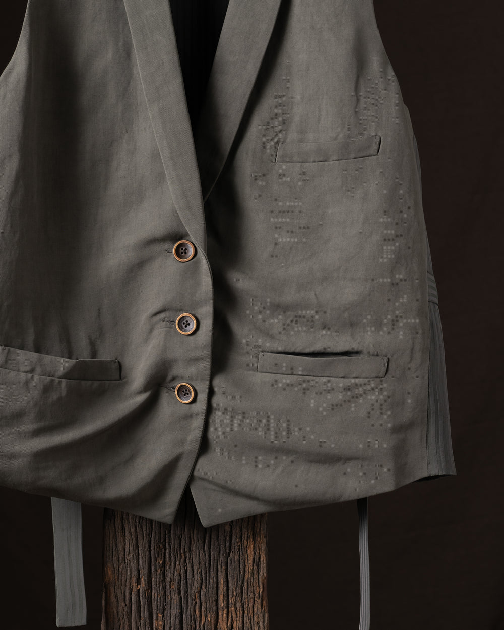 Jill Waistcoat Baca-Arancin Dark Grey