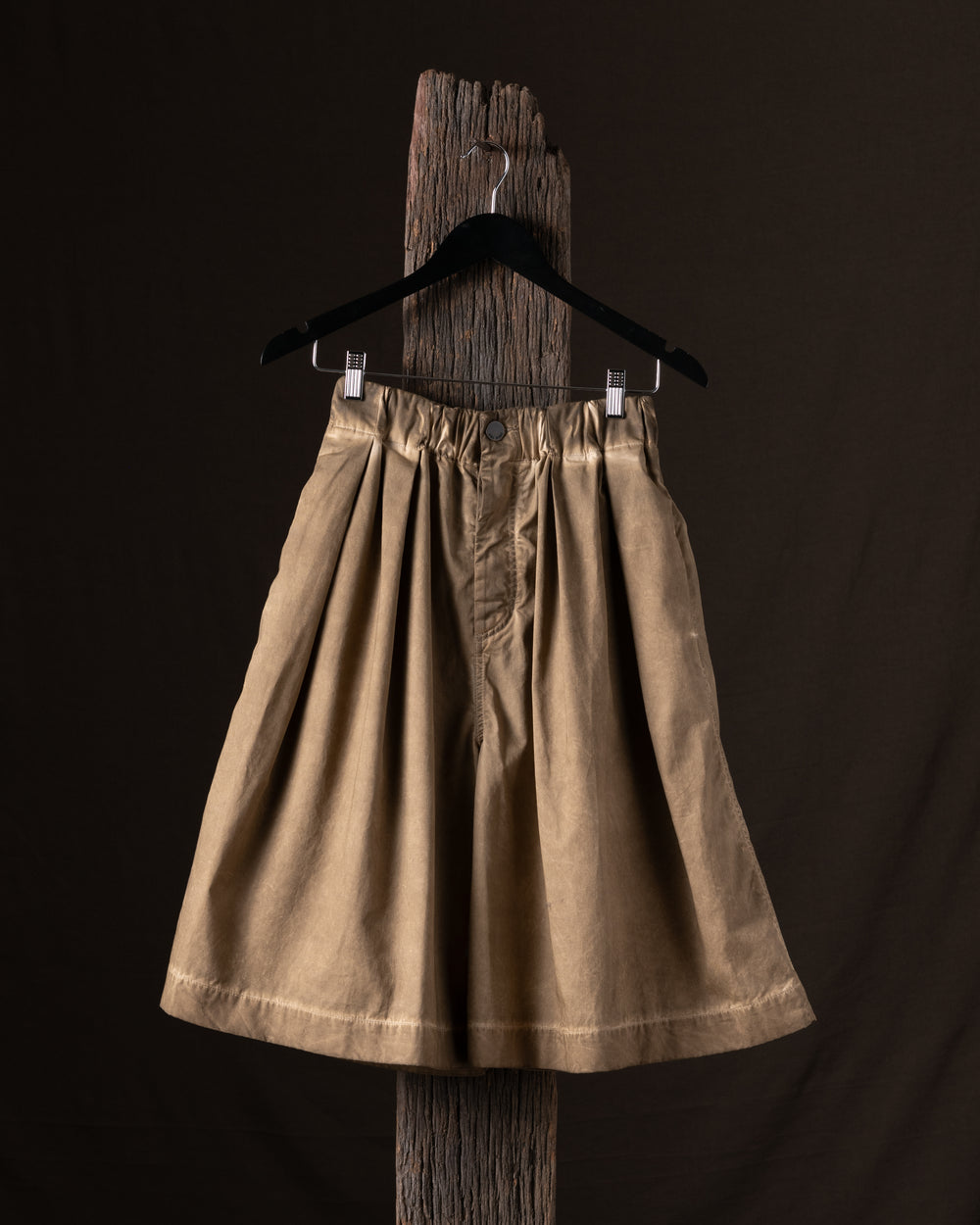 Poela Pants Heavy Cotton Tan
