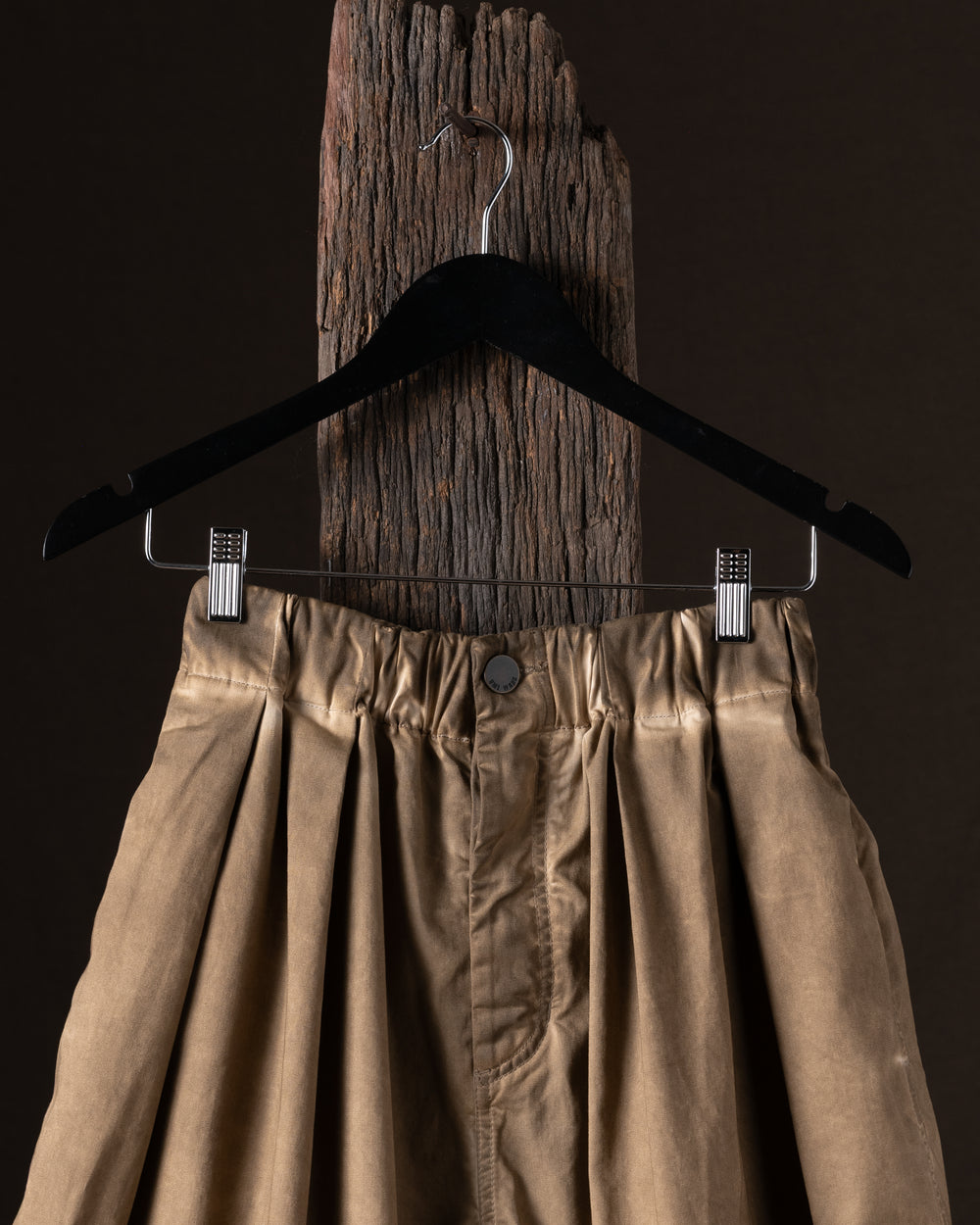 Poela Pants Heavy Cotton Tan
