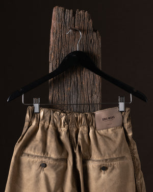 Poela Pants Heavy Cotton Tan