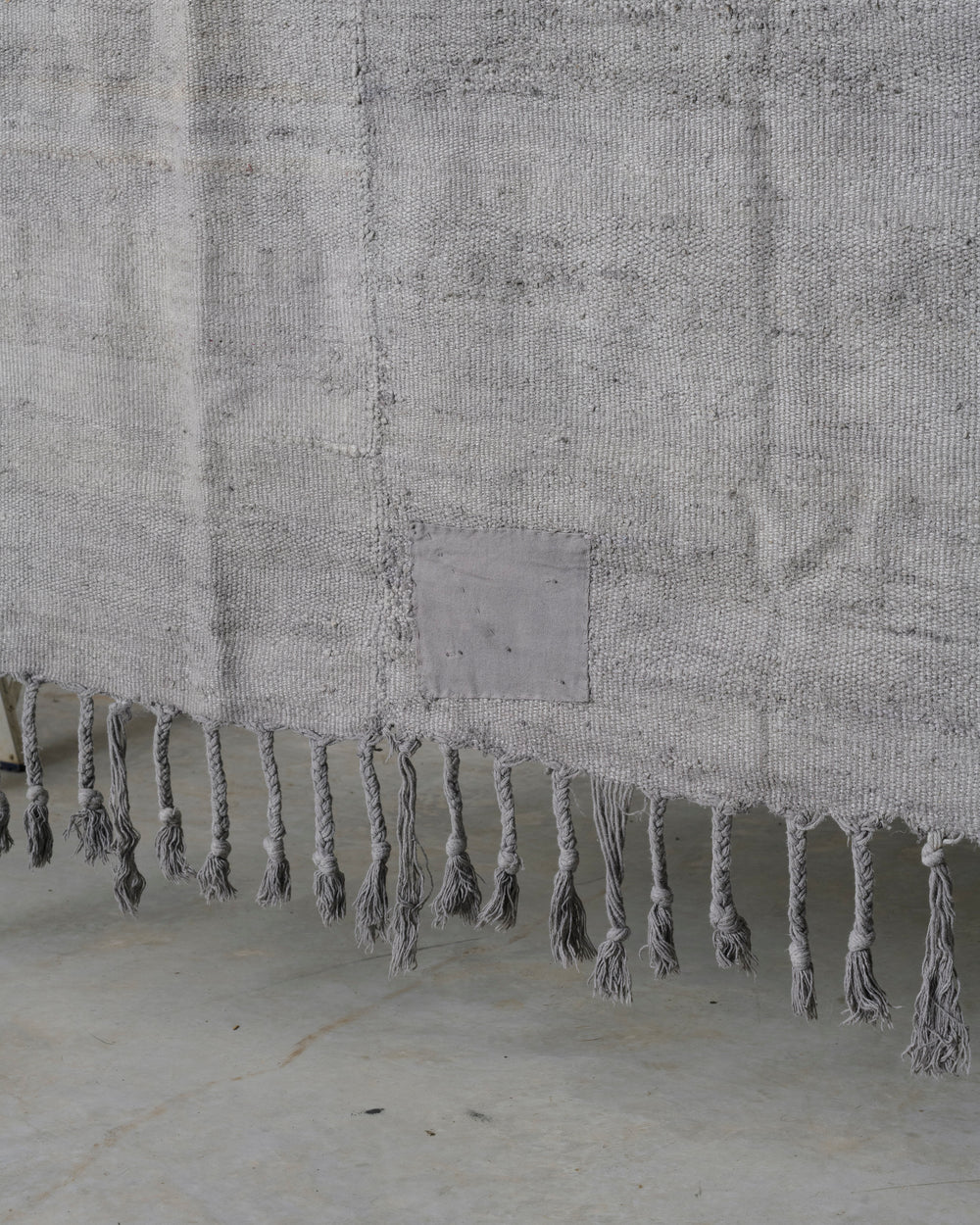Grey Hemp Rug Large