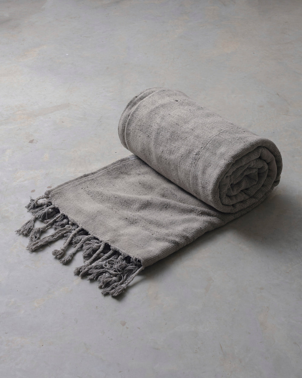 Grey Hemp Rug Large