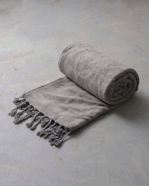 Grey Hemp Rug Large