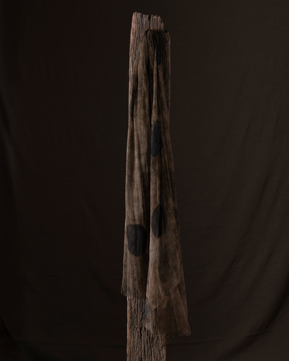 Silk Scarf T-Emisfer Brown / Blue