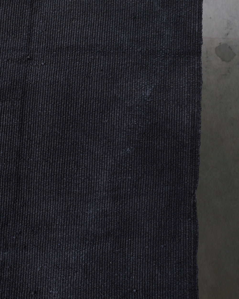 Washed Black Hemp Rug XXLarge