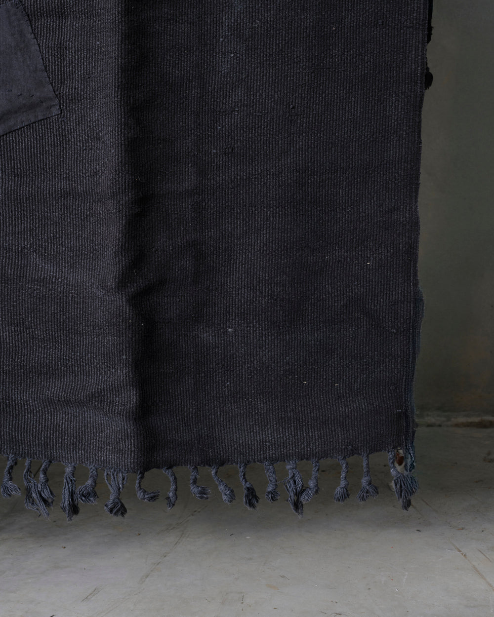 Washed Black Hemp Rug XXLarge
