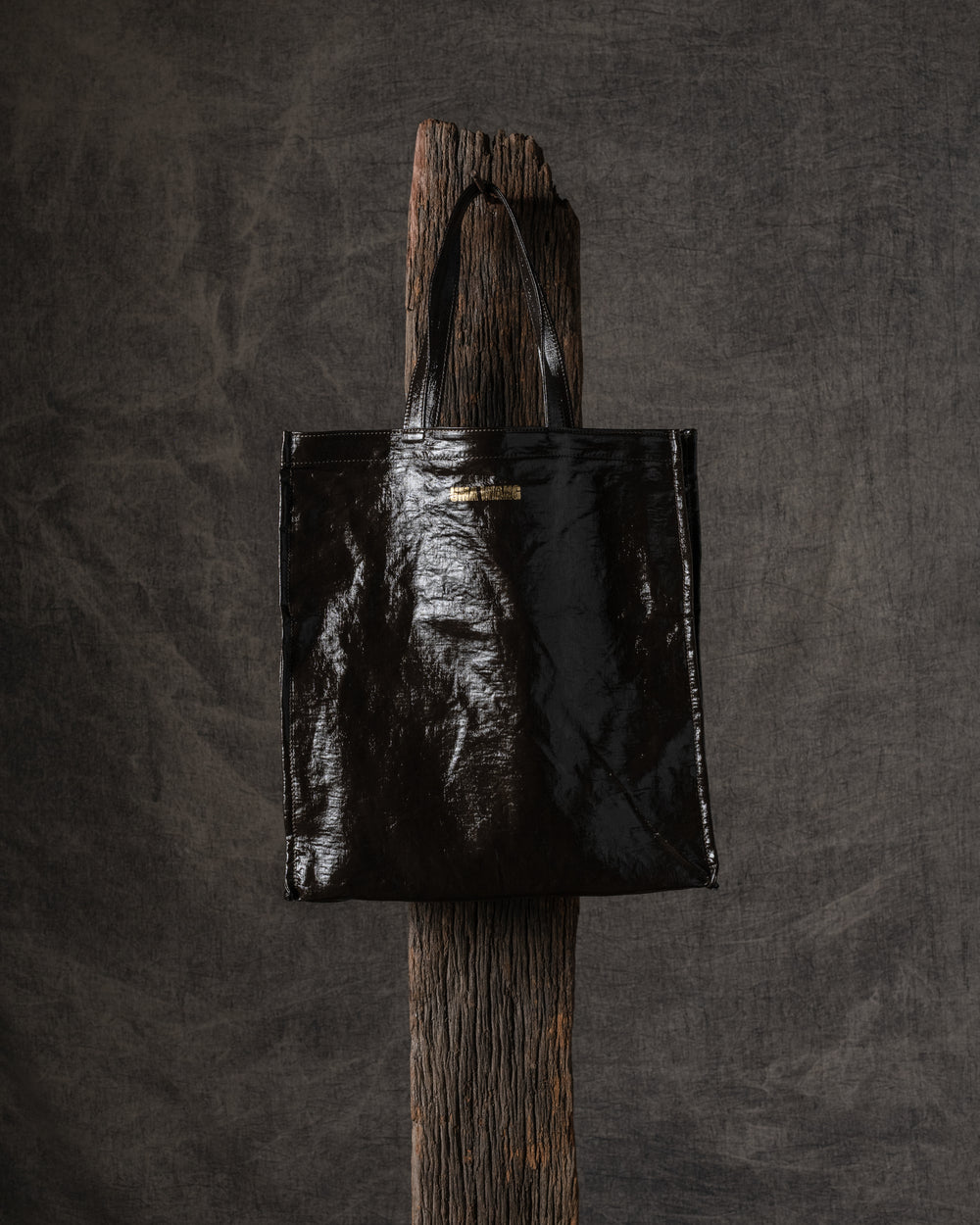 Tote Bag Canvas Small Dark Brown