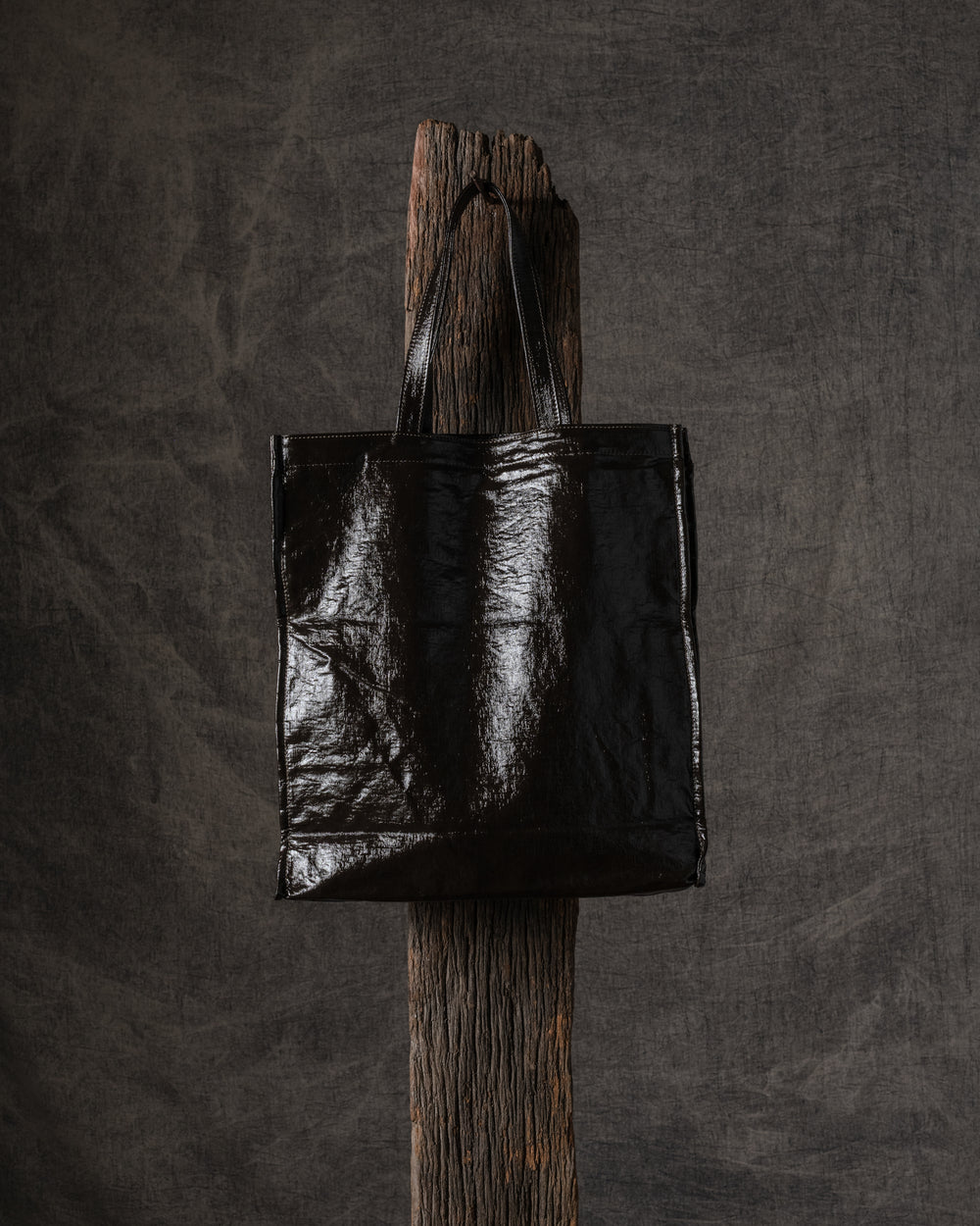 Tote Bag Canvas Small Dark Brown