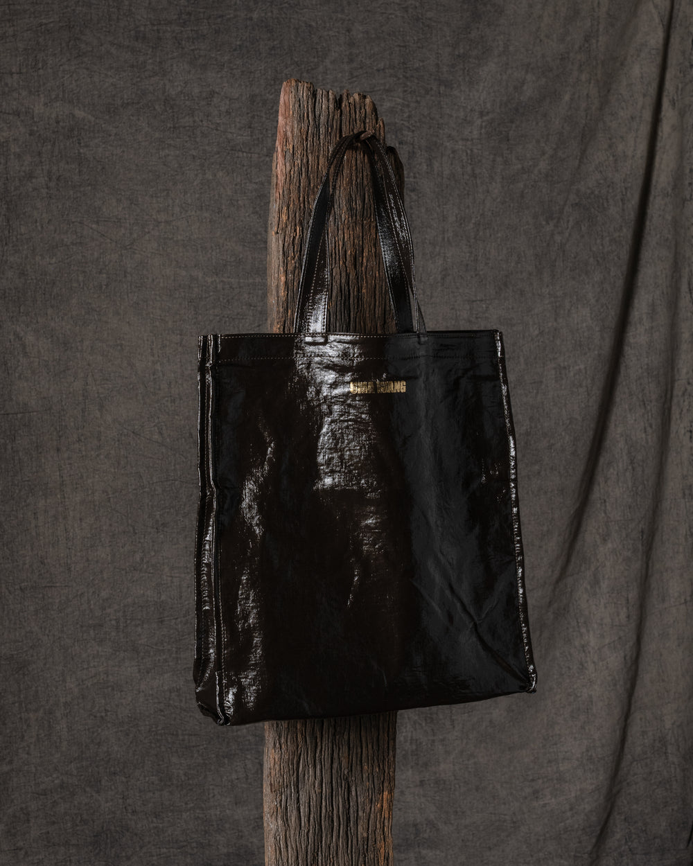 Tote Bag Canvas Small Dark Brown