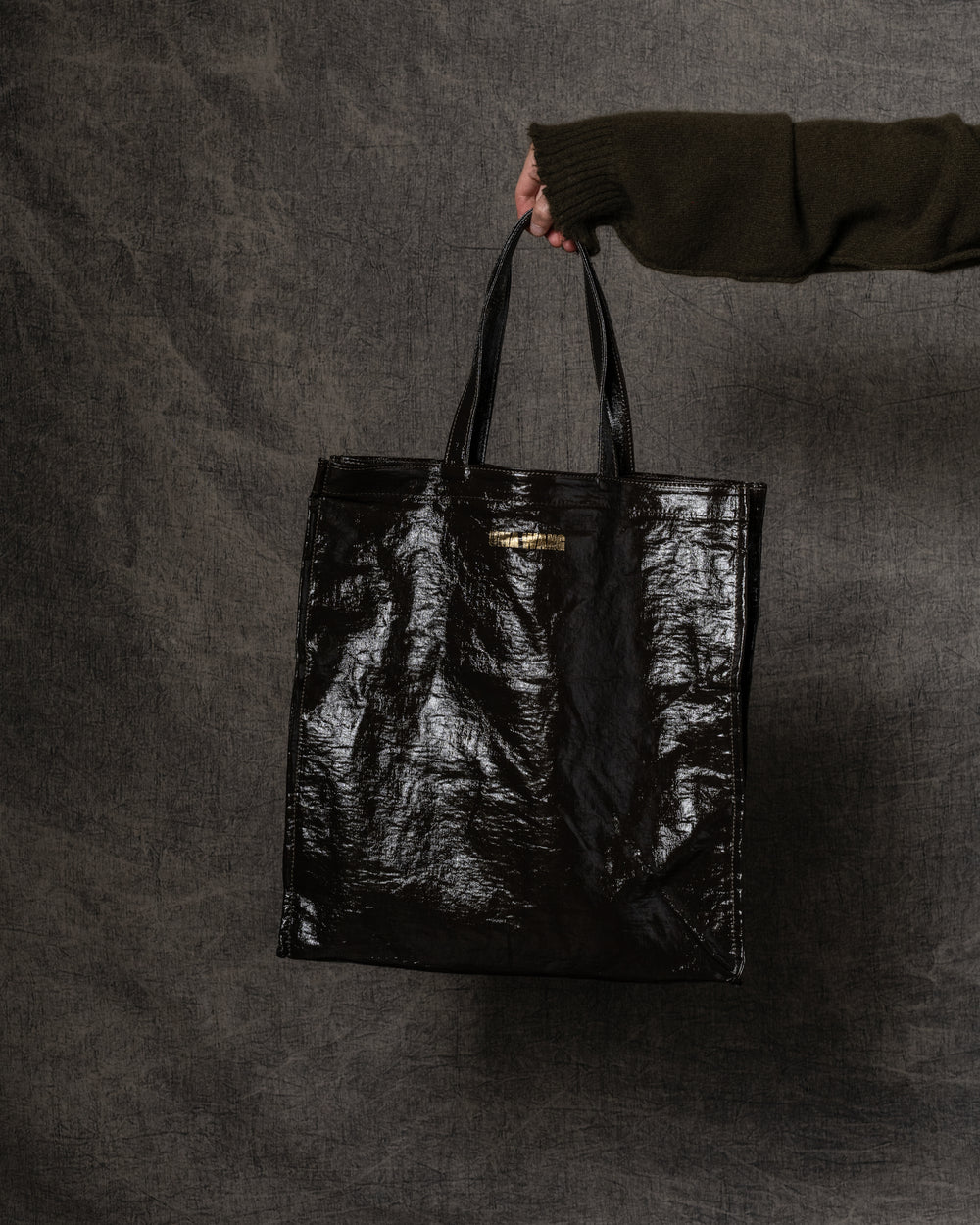 Tote Bag Canvas Small Dark Brown