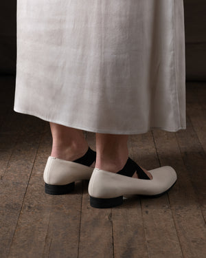 Ballet Shoes Off White / Black
