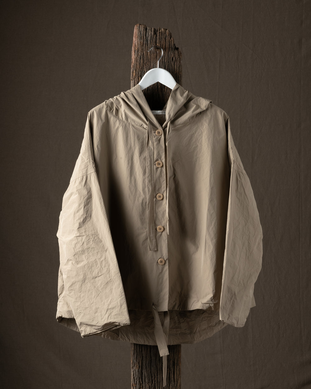 Hooded Jacket N Sand