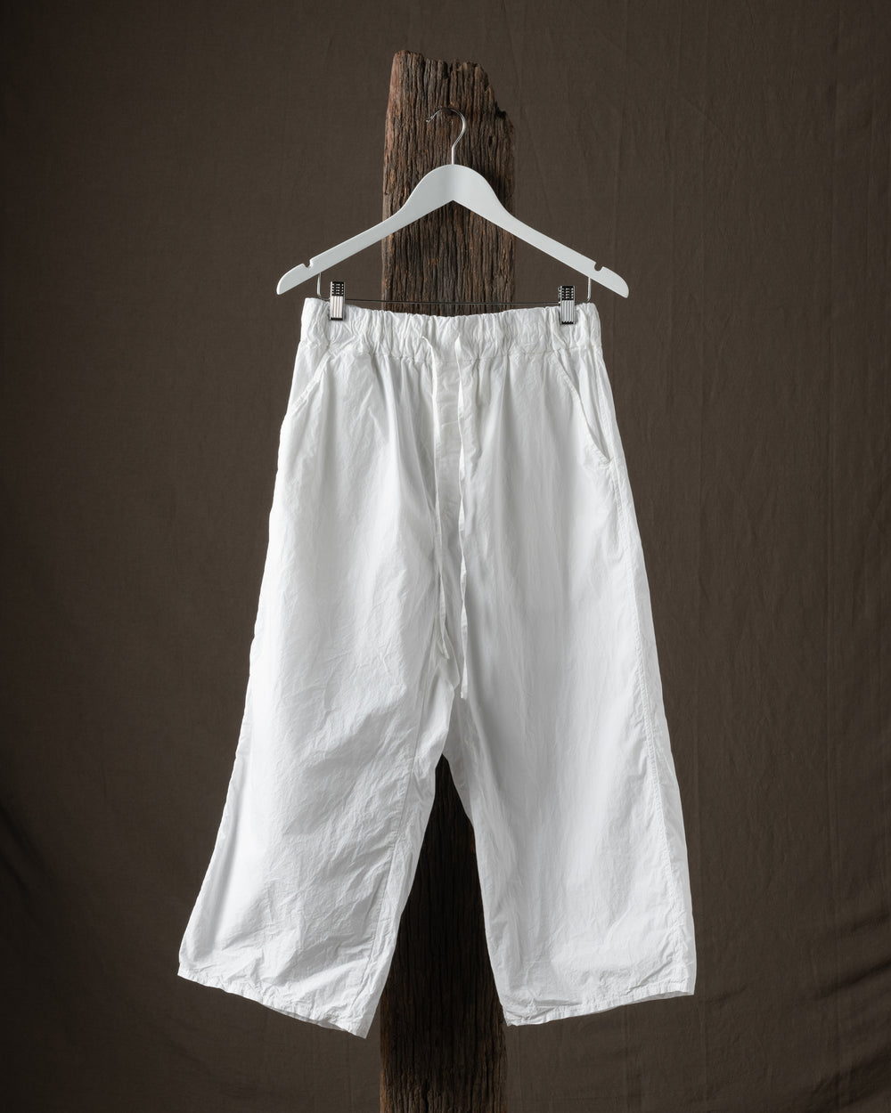 Wide & Short Trousers TC White