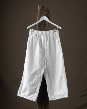 Wide & Short Trousers TC White