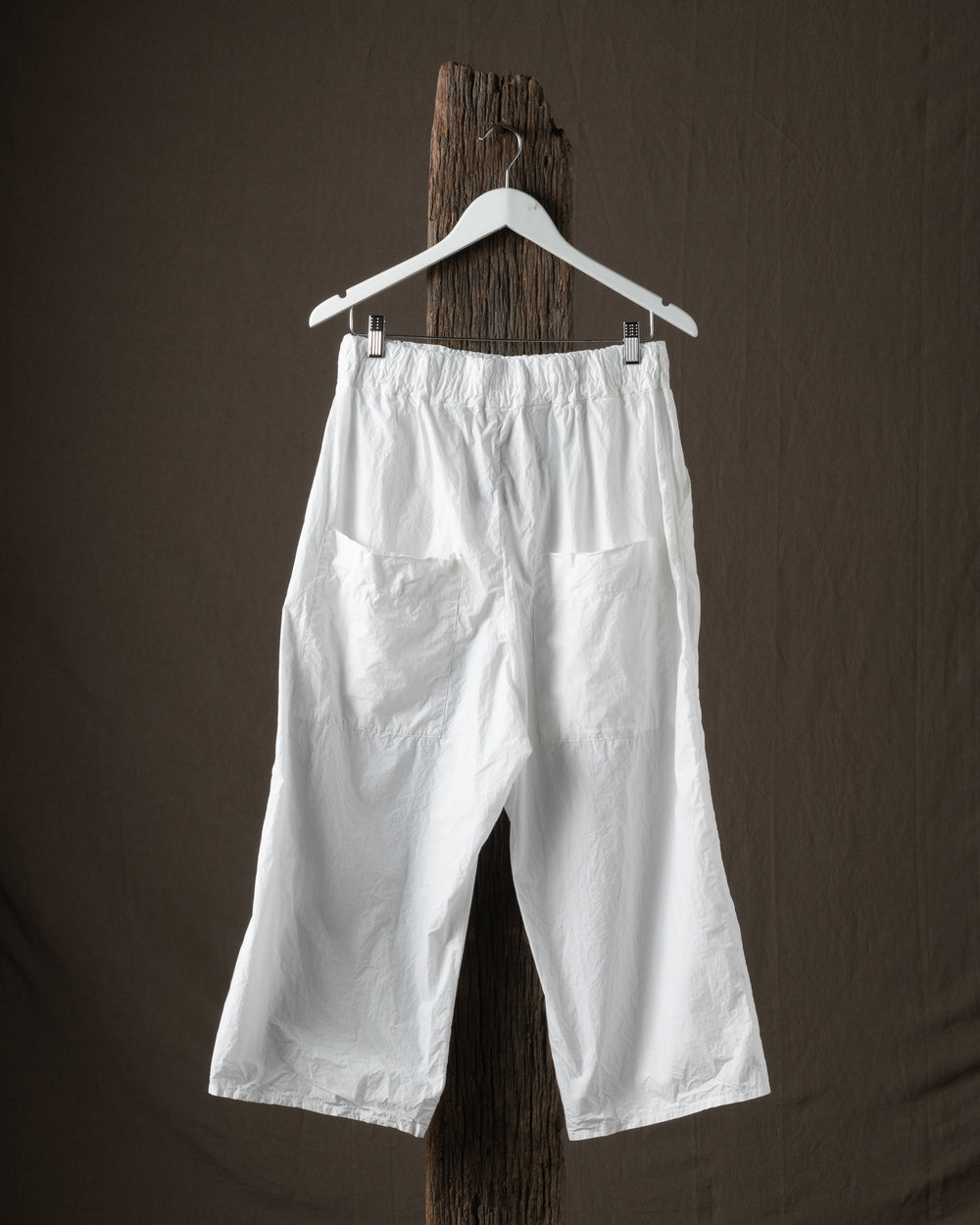 Wide & Short Trousers TC White