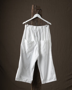 Wide & Short Trousers TC White