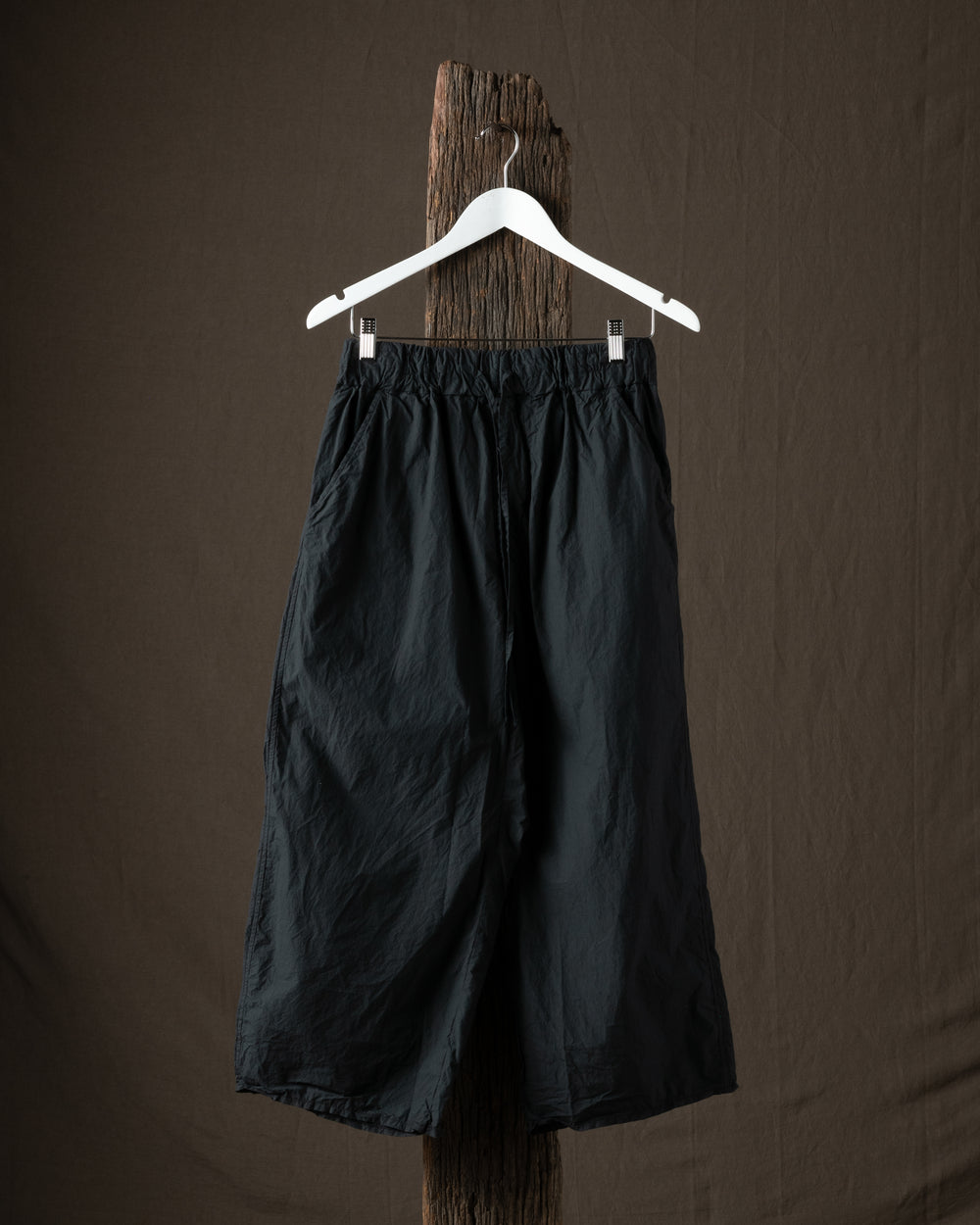 Wide & Short Trousers TC Black