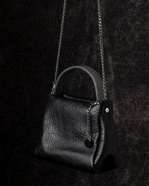 Pauline Leather Handbag Black
