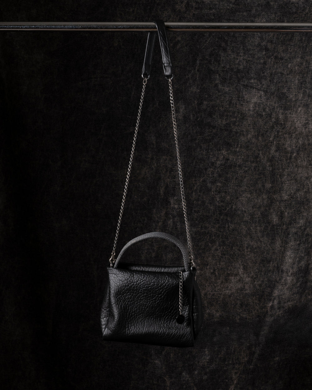 Pauline Leather Handbag Black