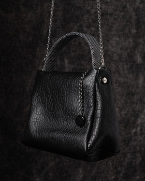 Pauline Leather Handbag Black