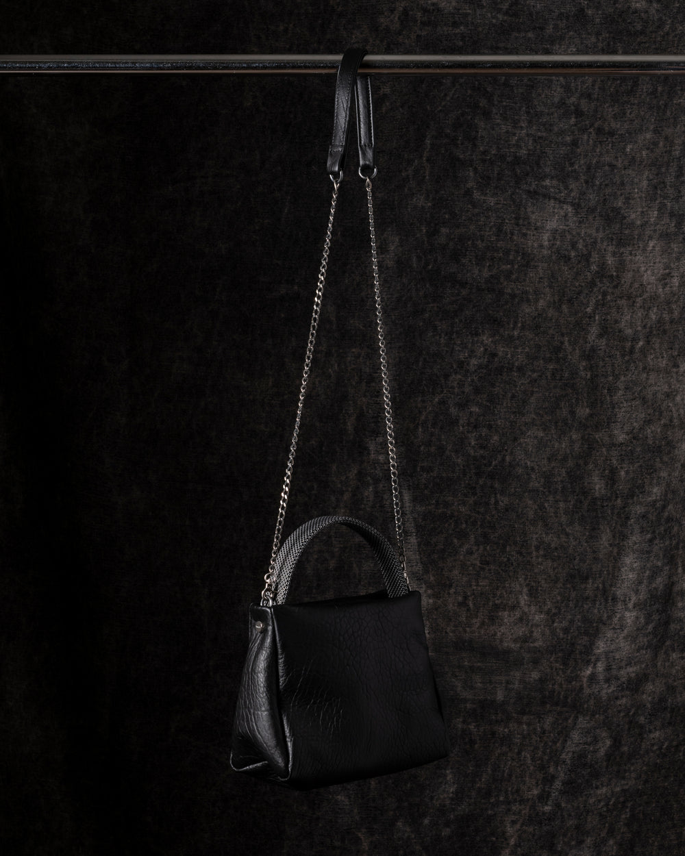 Pauline Leather Handbag Black