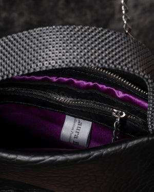 Pauline Leather Handbag Black