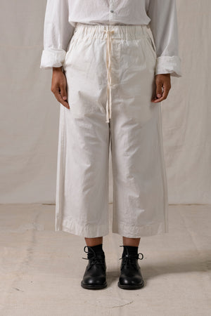 Wide & Short Trousers CC White