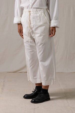 Wide & Short Trousers CC White