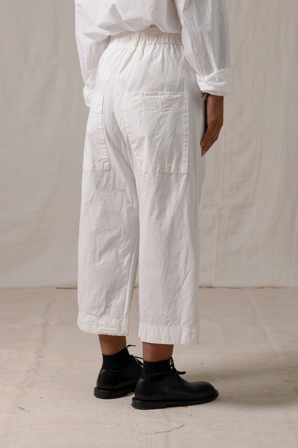 Wide & Short Trousers CC White