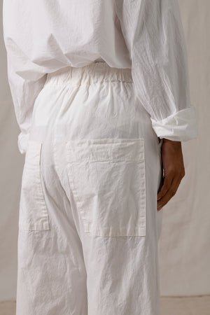 Wide & Short Trousers CC White