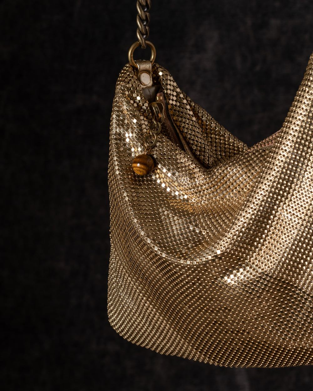 Diana Horn Shoulder Bag Gold