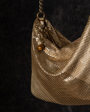 Diana Horn Shoulder Bag Gold