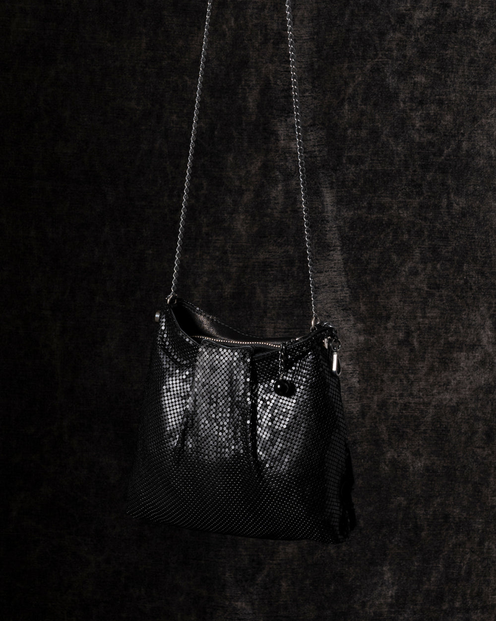 Yasmin Pleat Bag Black