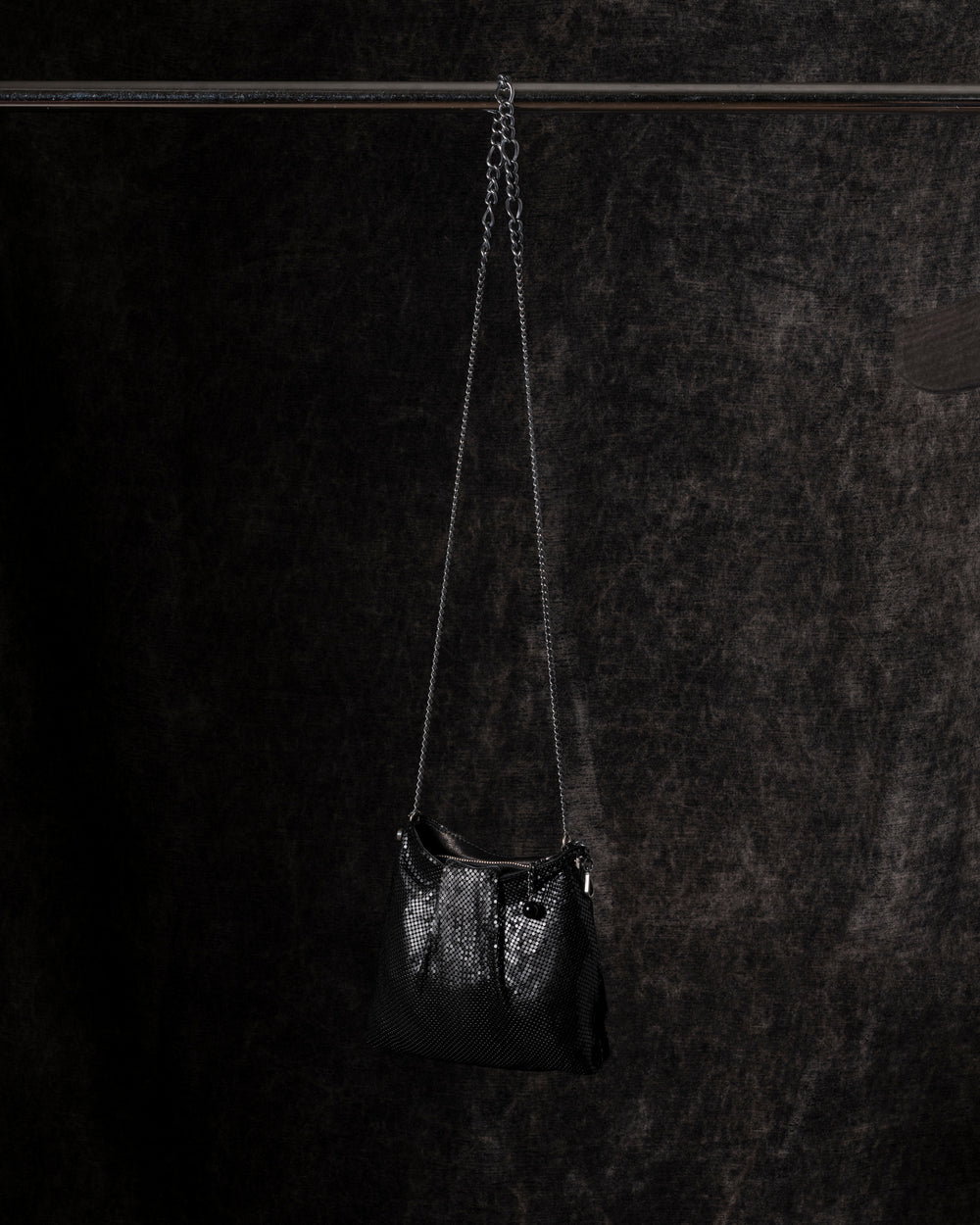 Yasmin Pleat Bag Black