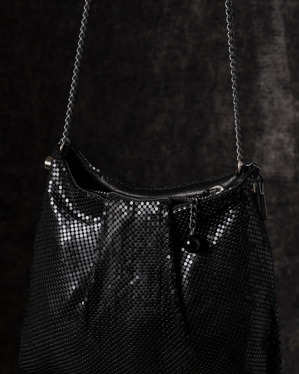 Yasmin Pleat Bag Black