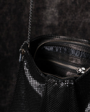 Yasmin Pleat Bag Black