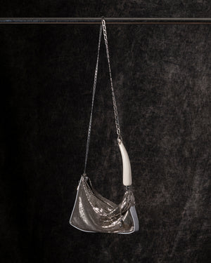 Petra Pleated Baguette Silver