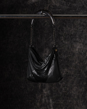 Diana Horn Shoulder Bag Black