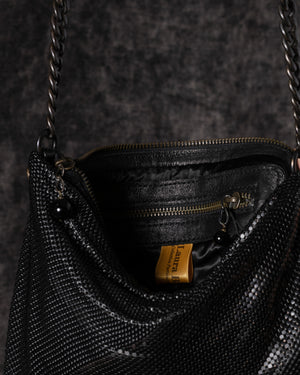 Diana Horn Shoulder Bag Black