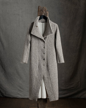 Virgin Wool Signature Coat Taupe