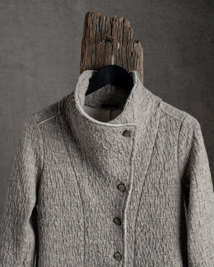 Virgin Wool Signature Coat Taupe