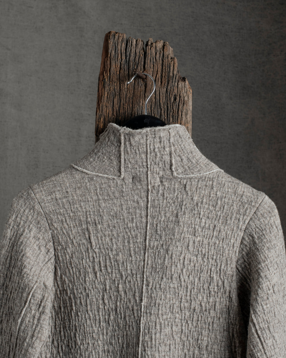 Virgin Wool Signature Coat Taupe