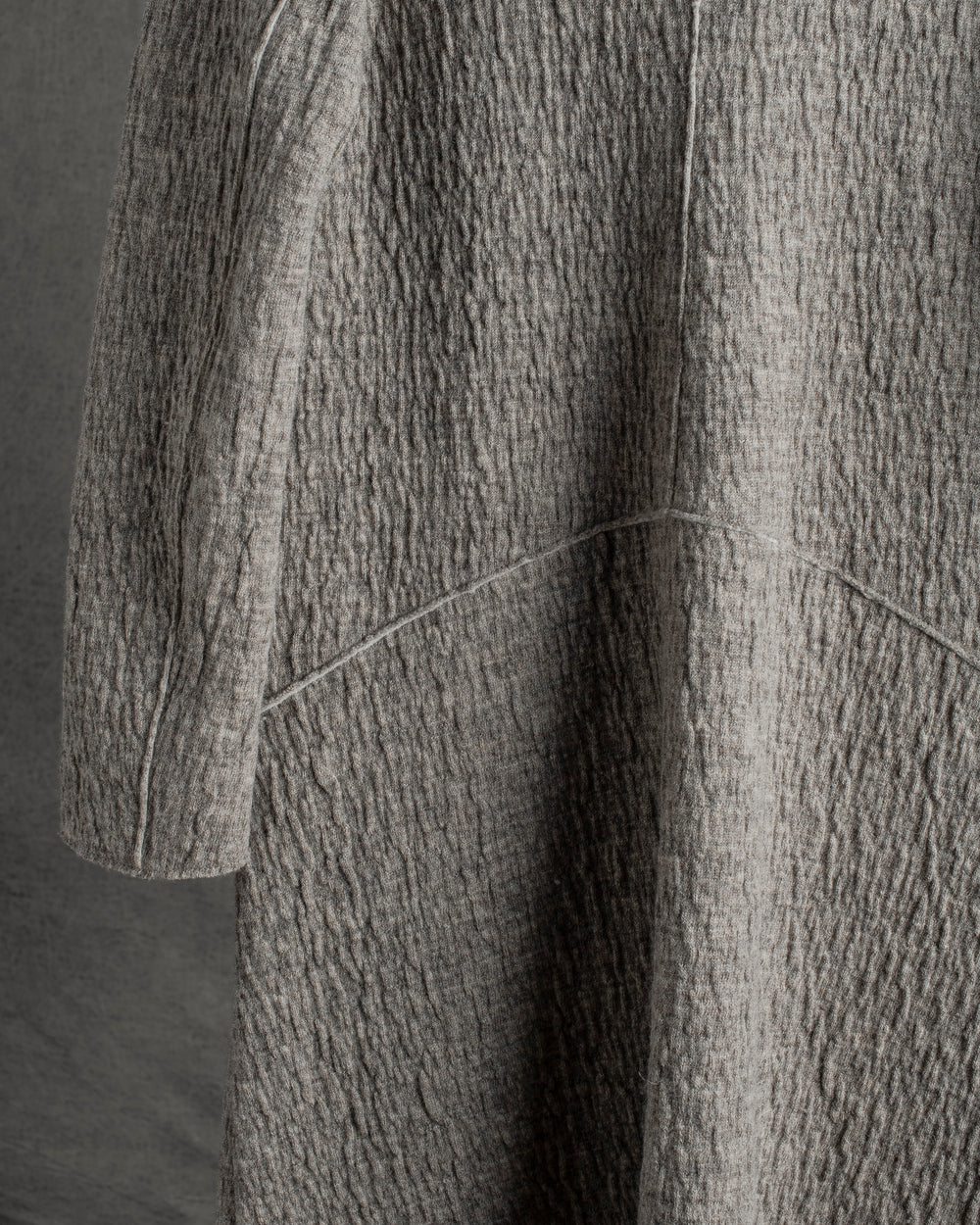 Virgin Wool Signature Coat Taupe