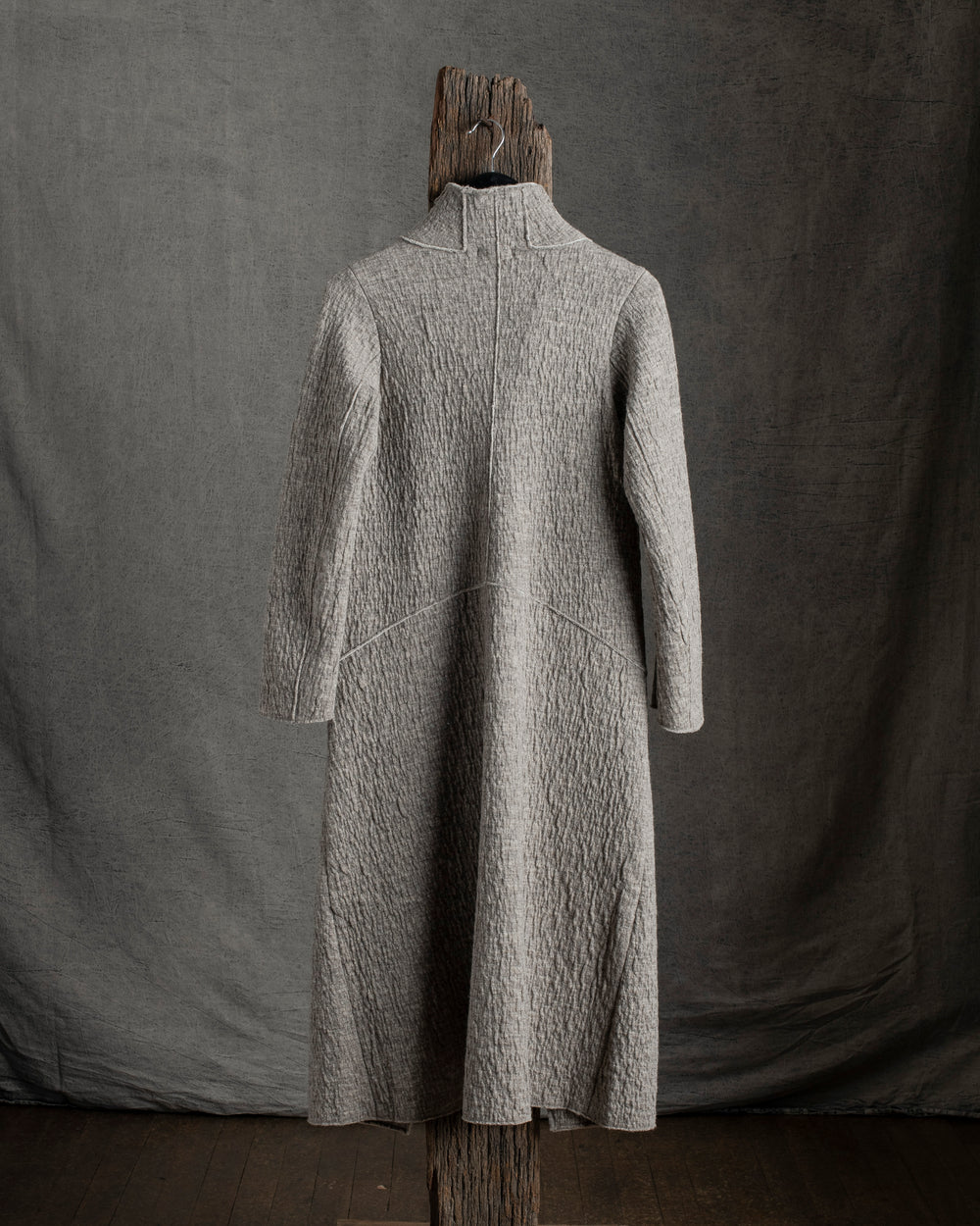 Virgin Wool Signature Coat Taupe