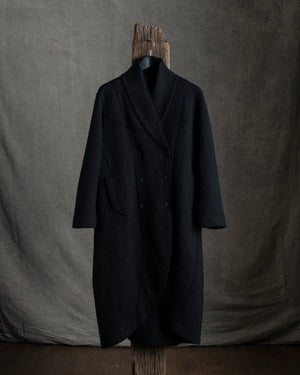 Virgin Wool Coat Black