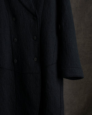 Virgin Wool Coat Black