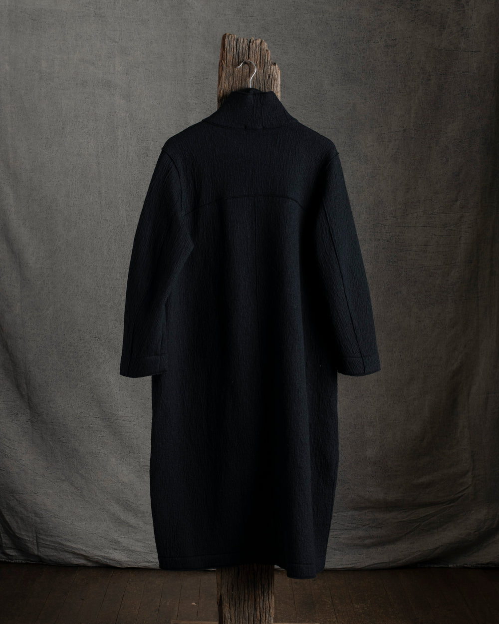 Virgin Wool Coat Black