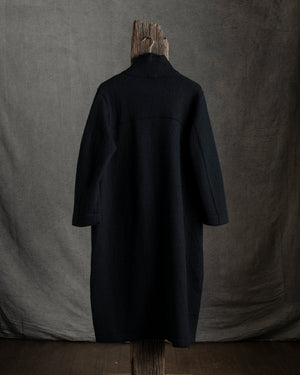 Virgin Wool Coat Black