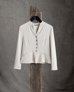 Wool Blend Jacket Chalk
